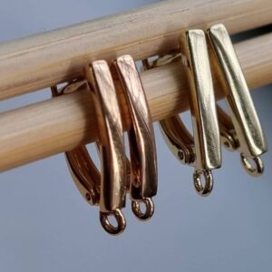 Швензы Ш007, покрытие желтое золото (1 пара)