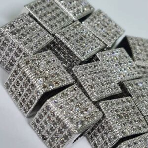 Кубик, цвет серебро, размер 10х10 мм (1 штука)