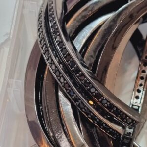 Разделитель, латунь, цвет черный, размер 60х4 мм (1 штука)