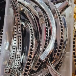 Разделитель, латунь, цвет серебро, размер 60х4 мм