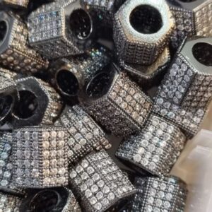 Разделитель, латунь, цвет чёрный, размер 8х7,5 мм