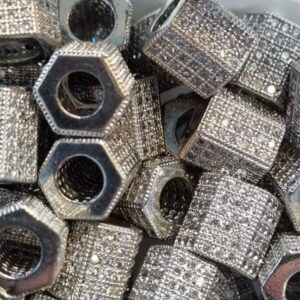 Разделитель, латунь, цвет серебро, размер 8х7,5 мм