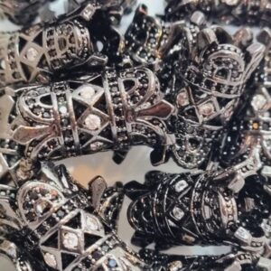 Разделитель, латунь, цвет чёрный, размер 17х9,5 мм