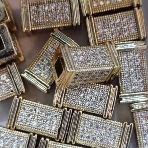 Разделитель, латунь, цвет золото, размер 11,7х6,5 мм