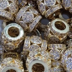 Разделитель, латунь, цвет золото, размер 8х7,5 мм