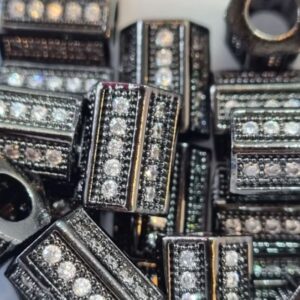 Разделитель, латунь, цвет чёрный, размер 10х7 мм