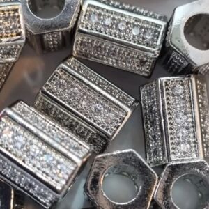 Разделитель, латунь, цвет серебро, размер 10х7 мм