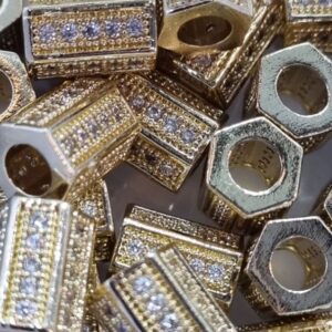 Разделитель, латунь, цвет золото, размер 10х7 мм