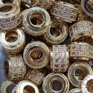 Разделитель, латунь, цвет золото, размер 9х6 мм