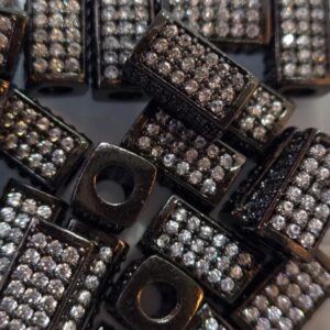 Разделитель, латунь, цвет чёрный, размер 10х6 мм