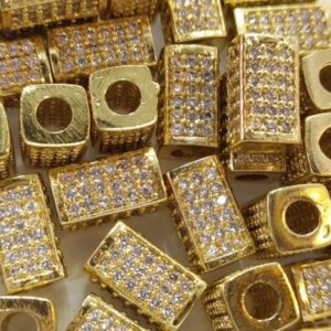 Разделитель, латунь, цвет золото, размер 10х6 мм