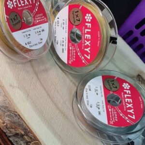 Тросик ювелирный, цвет серебро (1 метр)