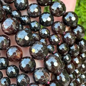 гранат грань, нить 19 см, диаметр 6 8 10 12 мм