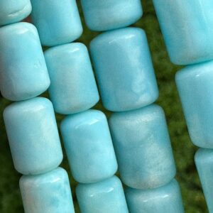 гемиморфит, нить 19 см, размер 12х8,5 мм 14,5х10 мм