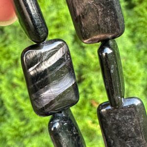 гиперстен, нить 19 см, размер 18х13 мм