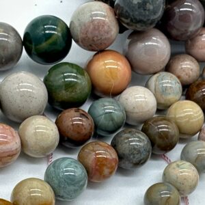 агат алашаньский, нить 19 см, диаметр 8, 9, 11,4 мм